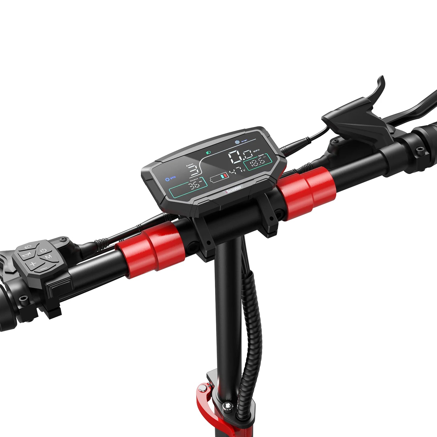 iScooter IX8 Foldable Electric Kick Scooter for Adults, 60km/h Speed, 2400W Power, 48V Voltage 20Ah Battery.