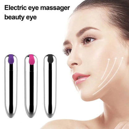 Electric Eye Massager Adjustable USB Rechargeable Waterproof Portable Mini Vibration Pen Quiet Eye Body Massage Device.
