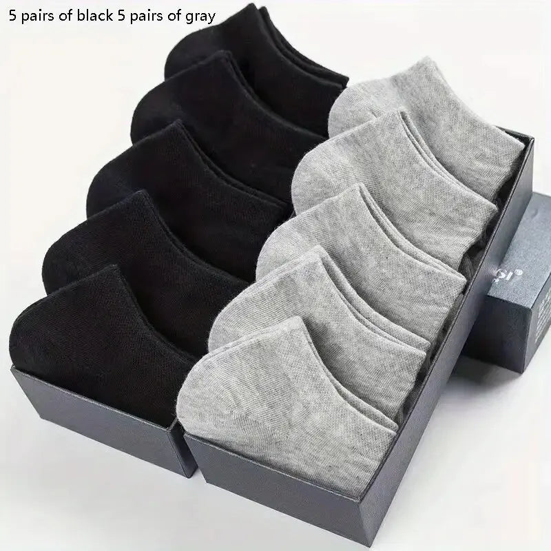 10/20/30/40/60 Pairs Of Unisex Solid Color Socks Comfy Breathable Soft Sweat Absorbent Socks For Daily And Outdoor Wearing