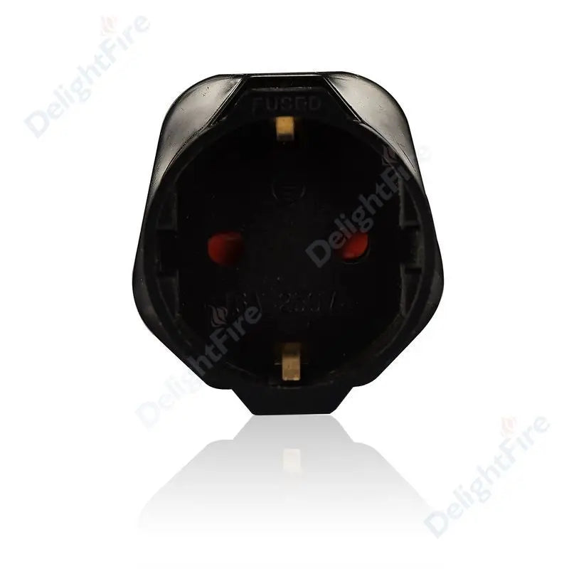 Europäischer EU-zu-UK-Steckeradapter, Standard Euro, 250 V, EU-Stecker auf UK-Steckdose, Netzteil, Steckdose.