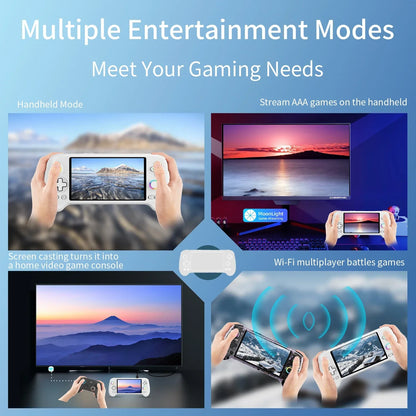 ANBERNIC RG557 Portable Retro Gaming Console Android 14 12g + 256g AMOLED Display 5.48 inches 512g PS2 PSP Games RG 557.