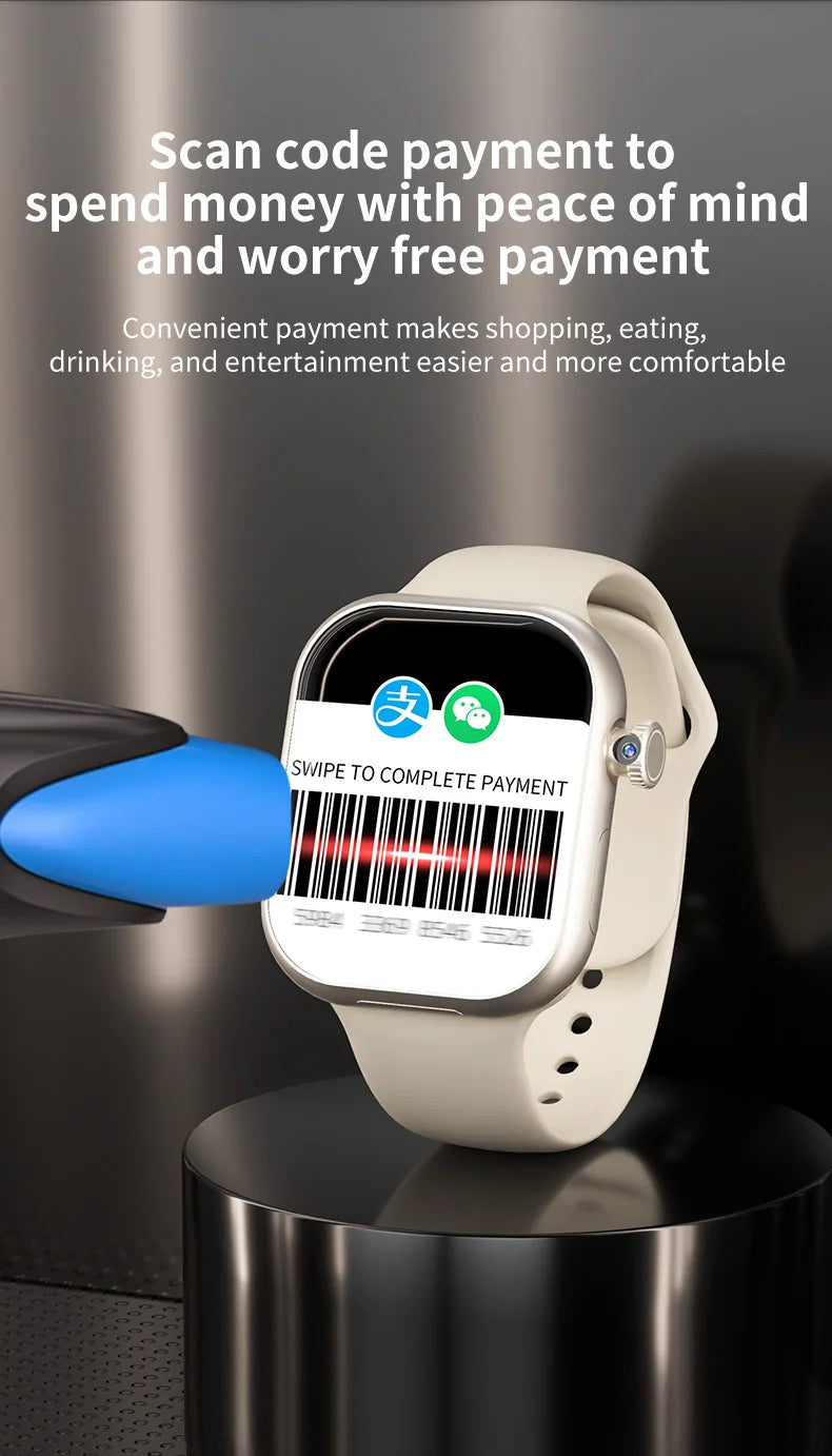 VP29 Smartwatch 5G Android 256GB Storage 4G/5G LTE Sim Card GPS WIFI 2.29 inch 490*580 Amoled Smart Watch With 8MP Rotary Camera.