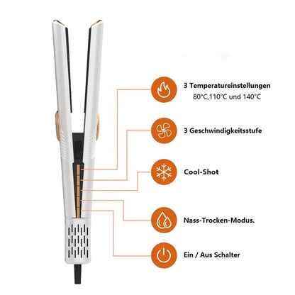 2 In 1 Hair Straightener multi styler Hair Dryer 110000rpm electric hair brushes Straightening Air Intuitive Airflow