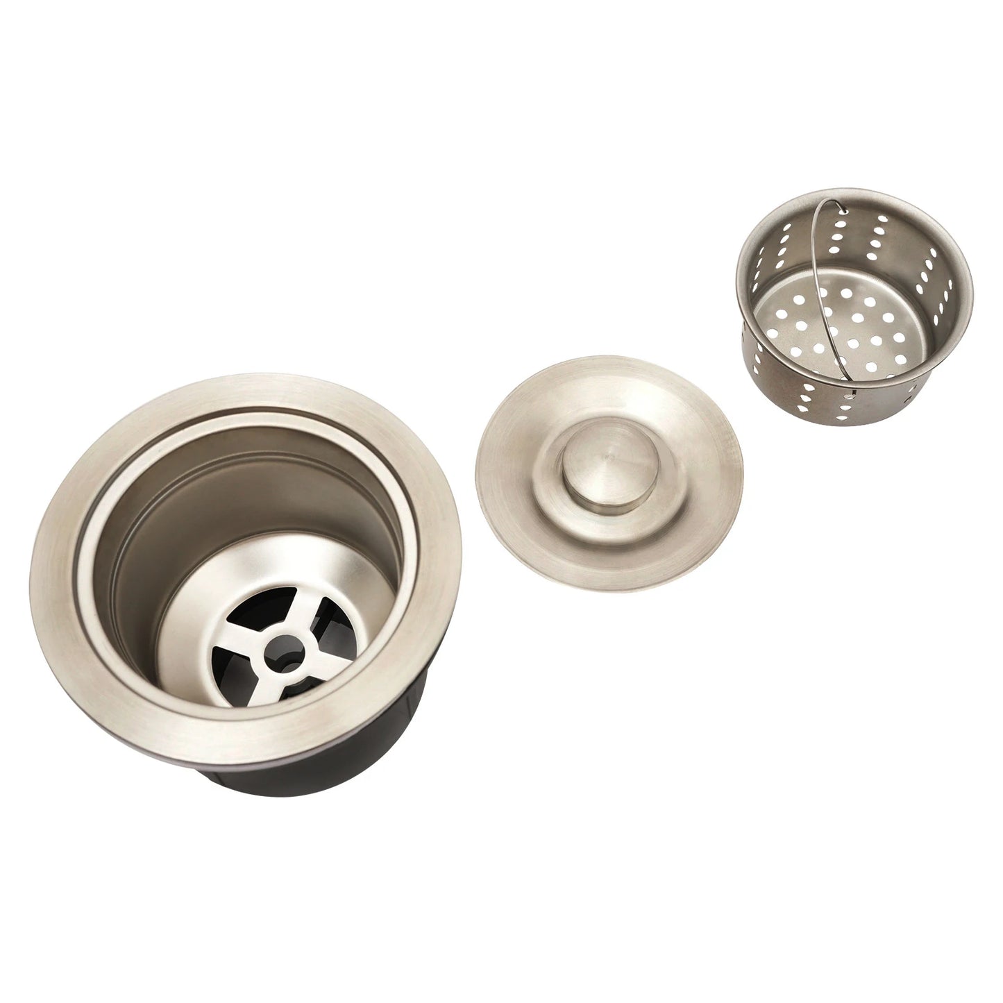 Rundes Einzelwaschbecken aus 201 Edelstahl, 7,09 Zoll, tiefes Nano-Beschichtungsspülbecken, 14,2 x 7,09 Zoll, U-förmiges geruchshemmendes Spülbecken für die Küche