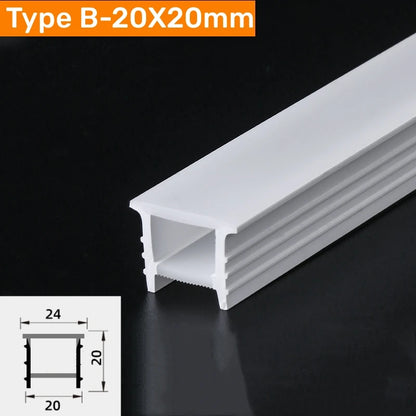 Recessed Black Silicone Tube LED Neon Light Flexible Rope Channel Diffuser WS2811 WS2812B Outdoor Waterproof Ribbon Strip Lights