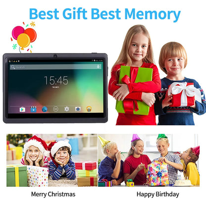 BDF-Q8 New 7 Inch Tablets Android 13, 4GB RAM 64GB ROM, 1TB Expand, WiFi, 4000mAh Battery,Dual Camera, Google Learning Tablet PC.