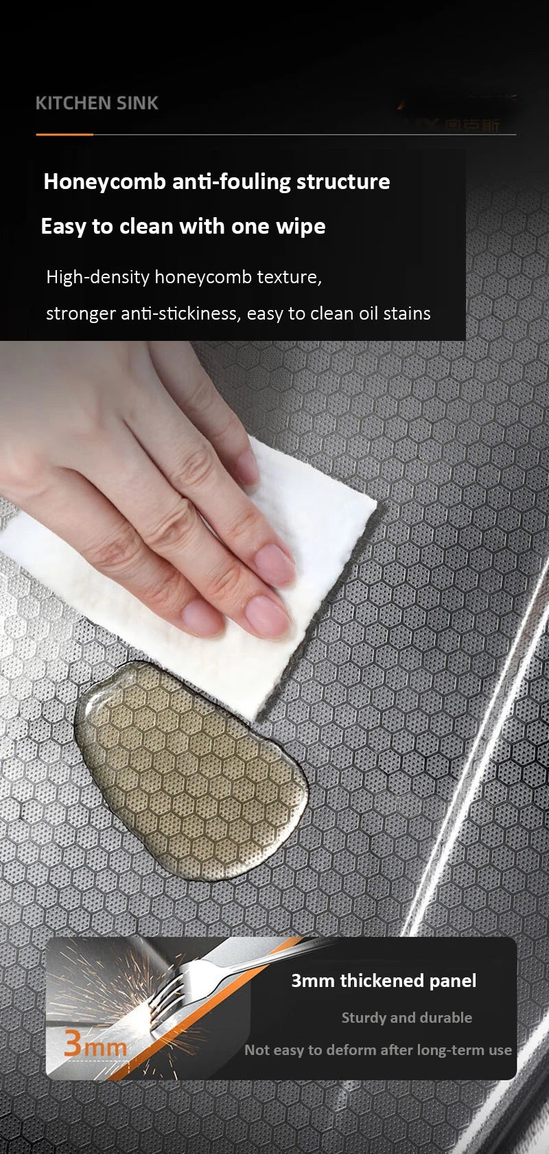 Whale style kitchen sink digital display flying rain waterfall stainless steel dishwashing pool vegetable washing basin multifun