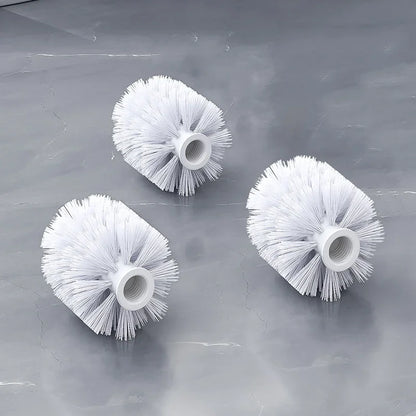 1 Stück weiße und schwarze Kopf Ersatz-Toiletten bürste-ideal für die Reinigung von Hygiene werkzeugen für die Badezimmer reinigung