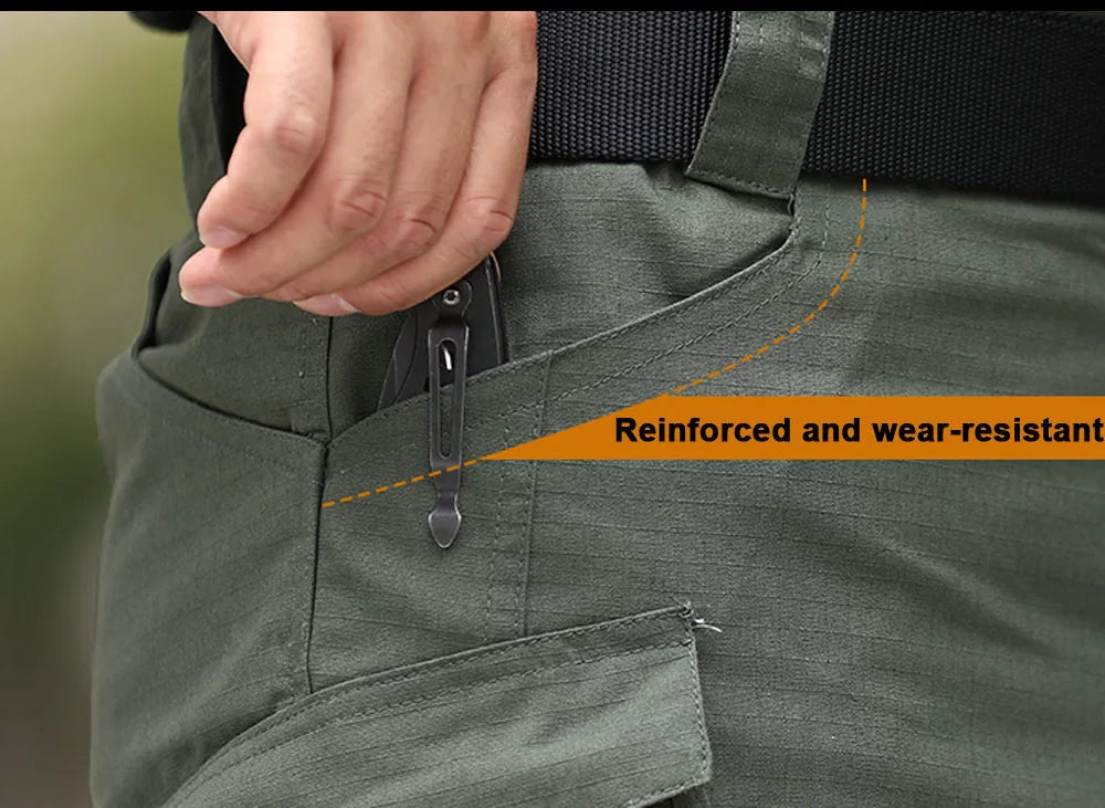 City Tactical Cargo Pants Classic Outdoor Hiking Trekking Army Tactical Joggers Pant Camouflage Military Multi Pocket Trousers.