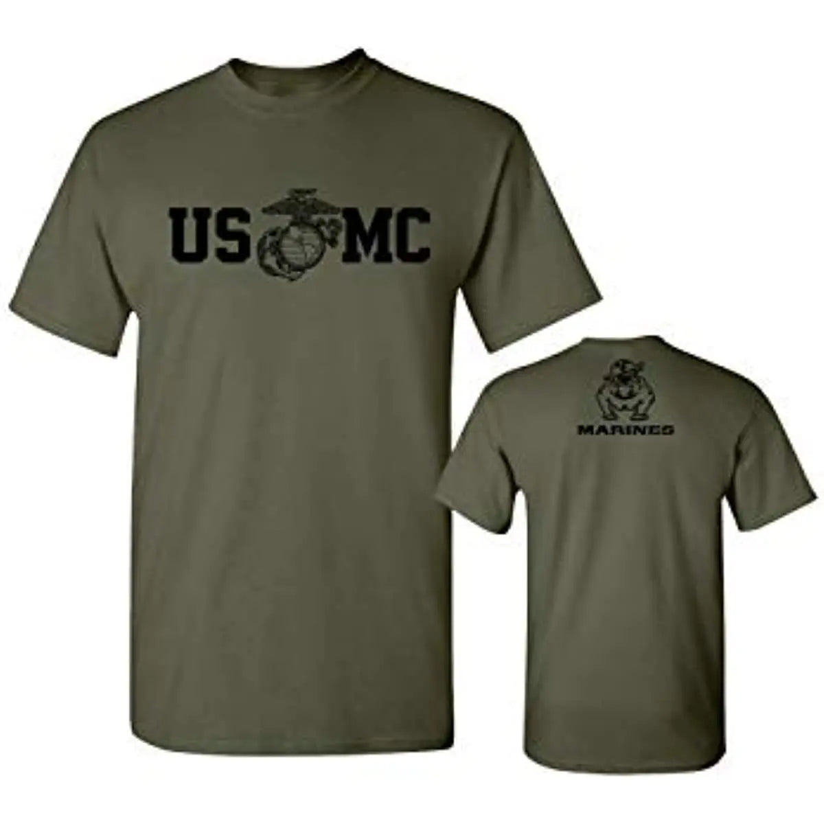 US Marine Corps Bull Dog USMC Military T-Shirt 100% Cotton O-Neck Summer Short Sleeve Casual Mens T-shirt Size S-3XL.