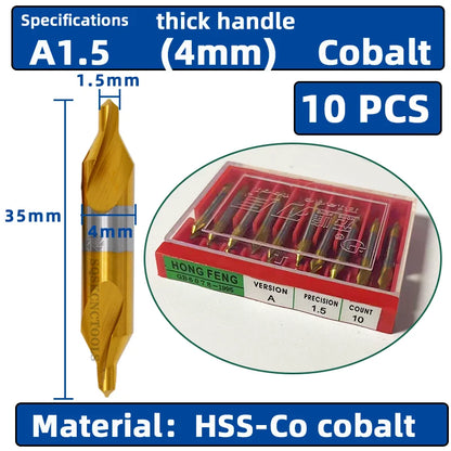 Hss Mittel bohrer für Metall 6 stücke Mittel bohrer Set Bohrloch zentrieren Bohrer Fräser Bohrer Set m35 Cen terin for bohren