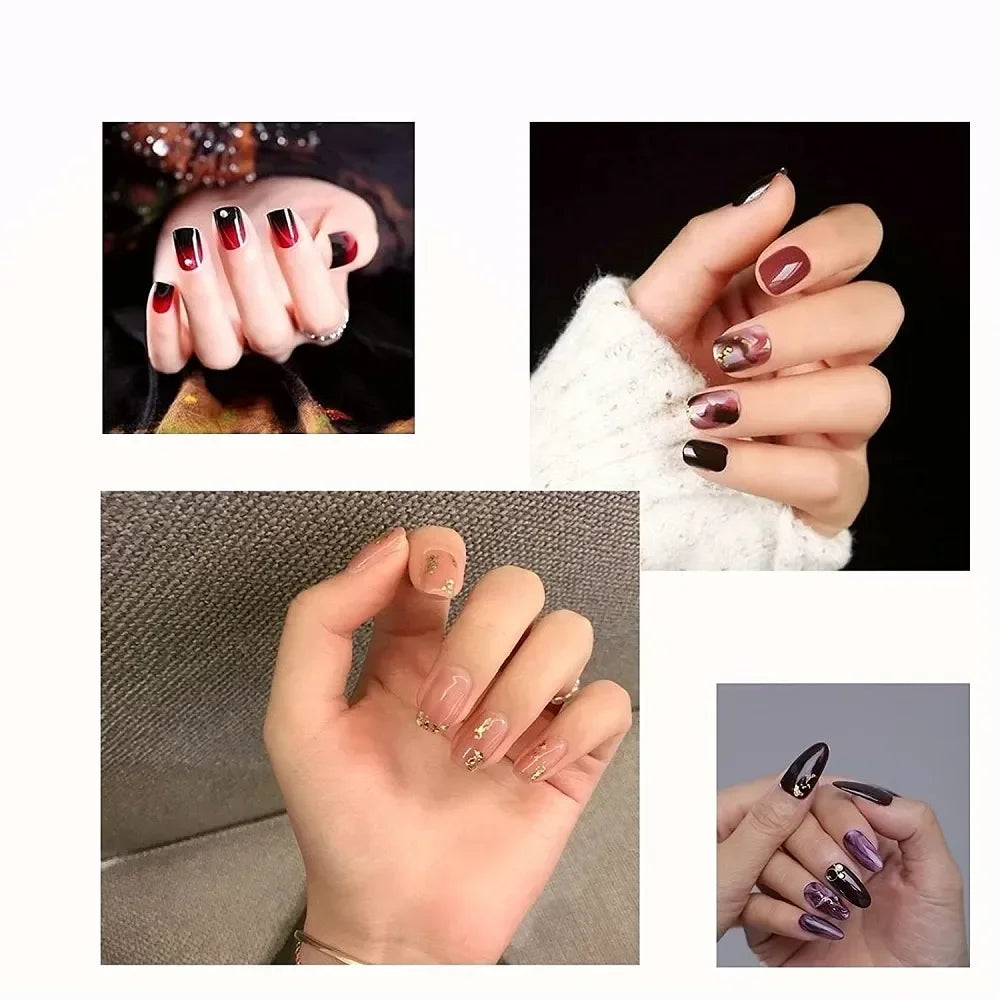 6000Pcs Double-Sided Nail Adhesive Stickers Waterproof Breathable Transparent False Nail Glue Sticker Jelly Nail Tips DIY Tools.