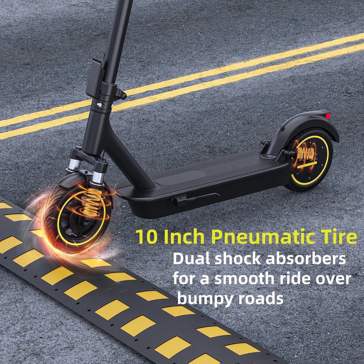 JUICEASE Adult Electric Scooter 31/35km/h 500W/1000W 35KM/50KM Long Range 8.5/10Inch Tyre 10.5/14.5Ah Large Battery Kick Scooter