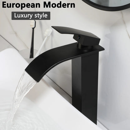 KEMAIDI Waschbecken-Set für Badezimmer, blaues Waschbecken, Deckmontage, Waschtisch-Waschbecken mit einem Griff, Aufsatzwaschbecken-Wasserhahn-Kombination