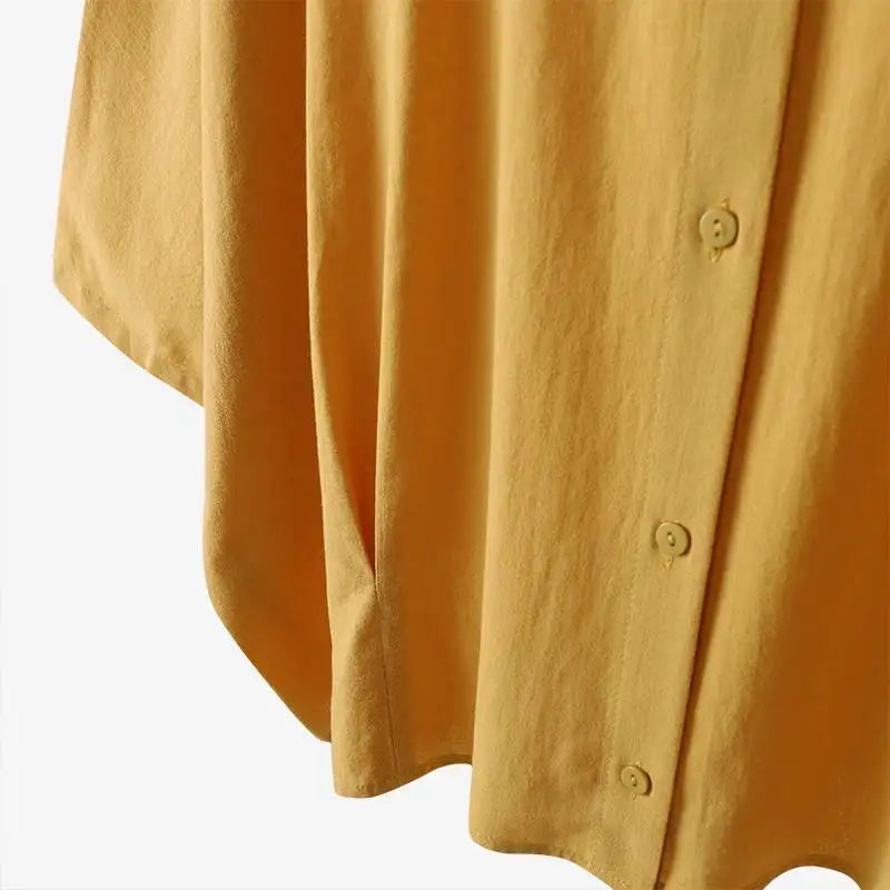 ZANZEA Summer Fashion Lapel Neck Shirt Women Elegant 3/4 Sleeve Blouse Work Buttons Down Tops Tunic Female Casual Loose Blusas.