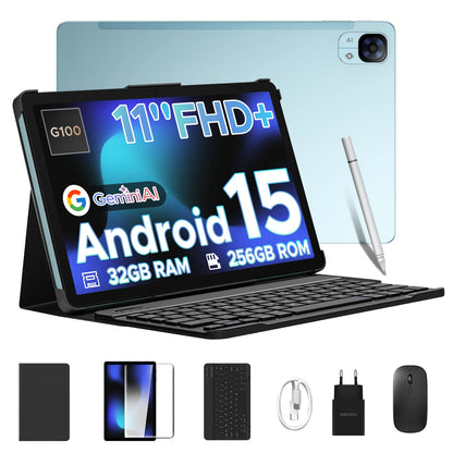 Global Version Doogee Tab E3 Tablet Pc Android 15 Gemini Ai 11-Inch Ultra-Clear 32Gb(8+24) 256Gb Helio G100 8800Mah Battery Tablet