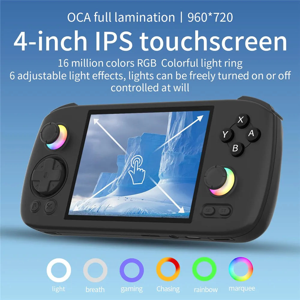 ANBERNIC RG406H Handheld Game 4Inch IPS HD Screen Android 13 Bluetooth WIFI Retro Video Player Console Hall Joystick 8G+128G.