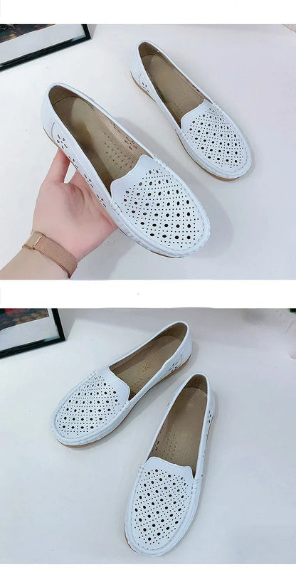 BCEBYL Summer New Fashion Round Toe Nurse Shoes Soft Sole Non-slip Sandals Flat Shoes Breathable Casual Sports Women's Shoes.