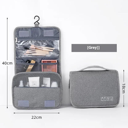 Foldable Toiletry Bag Organizer Hanging Storage Bathroom Makeup Case Cosmetic Bag Travel For Travel Business.