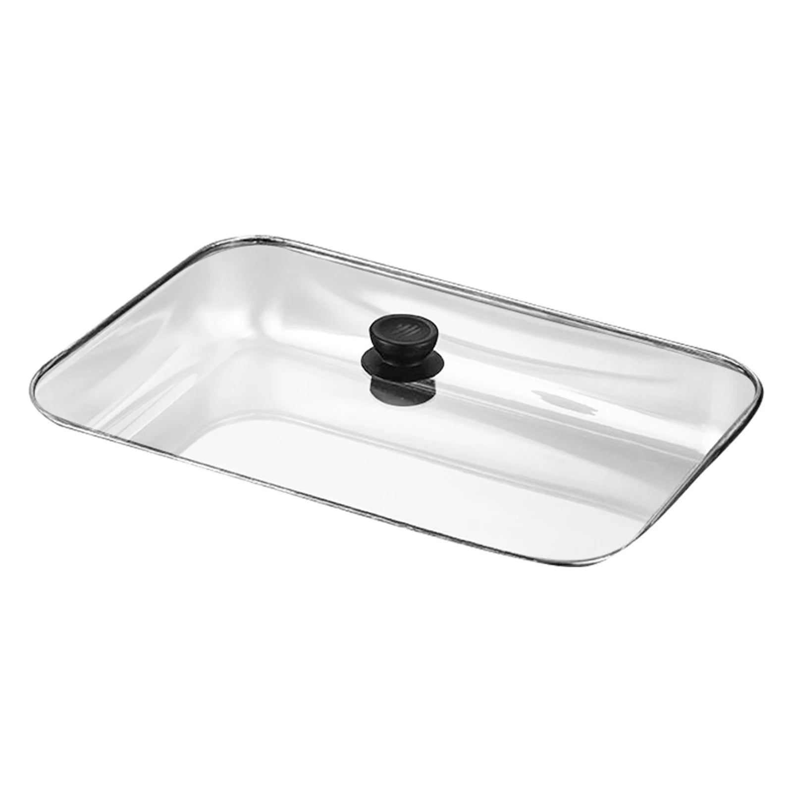 Large Capacity Stainless Steel Fish Deep Plate Both Gas and Induction Cooker BBQ Fried Beef Food Tray Seafood Dish Bbq Plate.