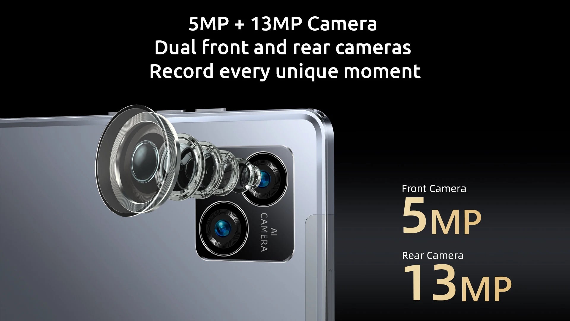 Bmax Maxpad I11Plus 10.4 Inch 16Gb(8Gb Ram+8Gb Expansion) 256Gb Rom Octa Core T606 Soc Android 13 Dual Wifi 4g Lte Tablet Sim.