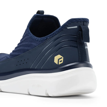 Fitville Wide Men'S Slip-On Running Shoes Lightweight Breathable Outdoor Casual Sports Walking Shoes Sneakers For Swollen Feet