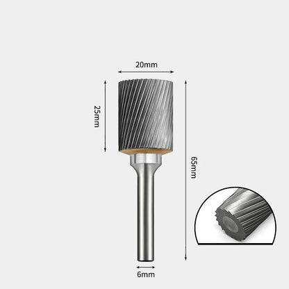 Hartmetallfräser, Wolframstahl-Schleifkopf, zylindrisch 6 mm, AE AX AX Metallfräser