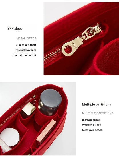 Purse Organizer Insert for Handbags, Felt Bag Organizer for Tote & Purse, Tote Bag Organizer Insert, for lv neverfull.