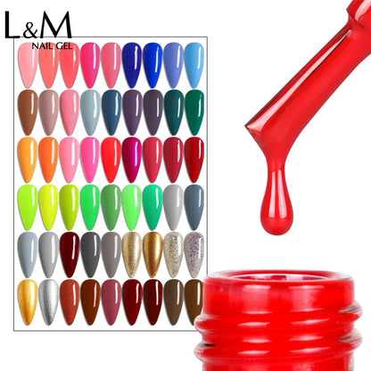 Ibdgel 12 Colors 15ML Nail Gel Polish Nail Accessories Semi-permanent Varnish Nail Art Nail Soak Off LED UV Gel Nail Venalisa.