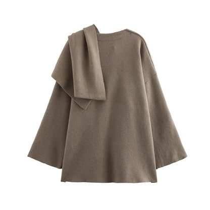 MUJER Plüsch-Wintermäntel für Damen, asymmetrischer Schal, Halbsaison-Jacke für Damen, Parkas, langärmelig, gepolsterter Mantel, Damenjacke.