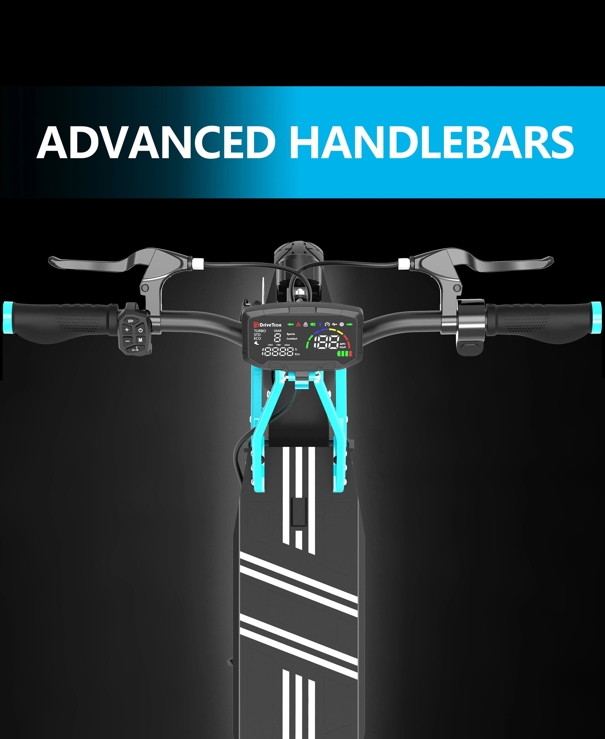 Drive Tron DT10 1000W Power Motor 48V 15.6AH Battery 10 Inch Folding Electric Scooter Off Road Electric Scooter.