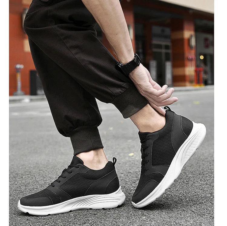 Men Elevator Shoes Height Increase Sneakers Shoes for Men 10cm Sports Casual Shoes Invisible Inner Heightening Shoes for Men 8cm.