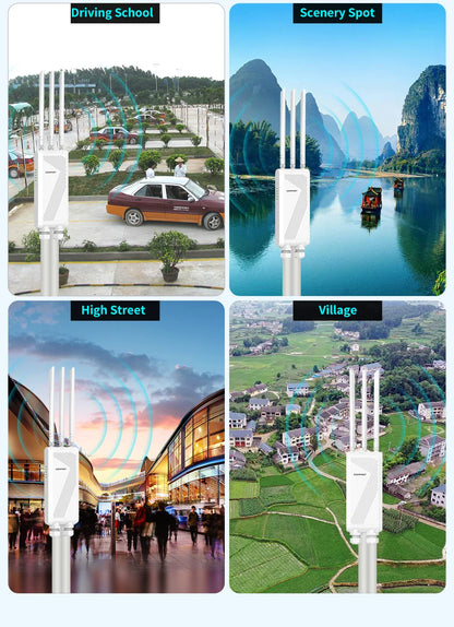 COMFAST BE3600 WIFI7 Outdoor AP Router 2.4G/5.8G Dual Dand Long Range signal Extender Amplifie wireless WiFi Repeater waterproof