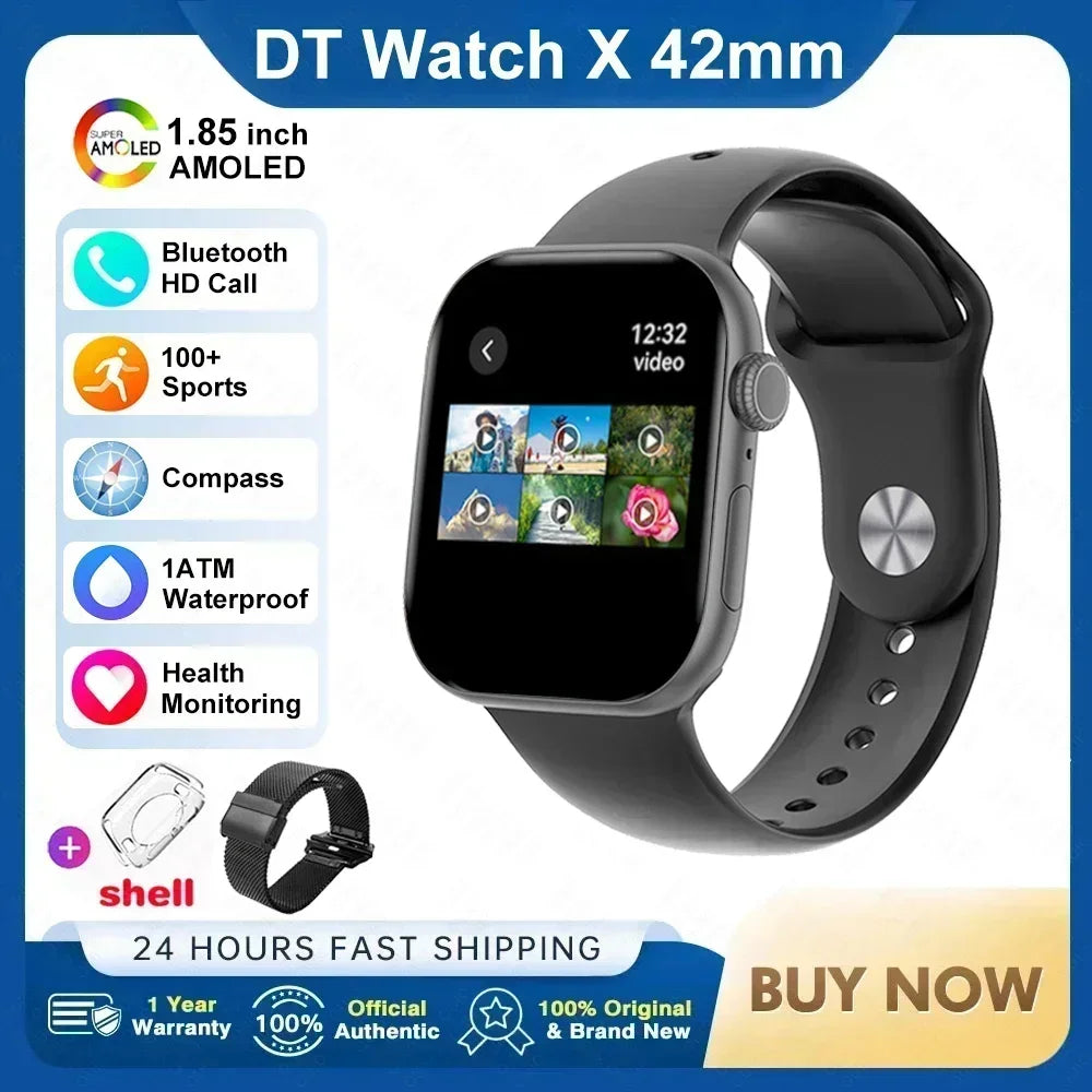 New Watch Series 10 Mini For Apple Watch 10 SmartWatch Men 3D Surround Music Video NFC Bluetooth call smartwatch For Android l0S