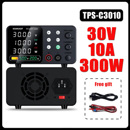 NANKADF DC laboratory power supply 30V 10A bench power supply encoder regulates voltage and current Dual input voltage 220V/110V