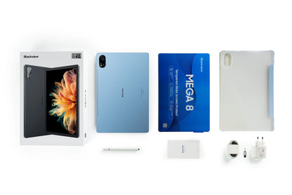 Blackview Mega 8 [No EU Charger] Tablet 11000mAh 13" FHD Display 36GB+512GB 50MP+13MP+0.08MP Android 15 90Hz 2K Dual SIM 4G 1080P.