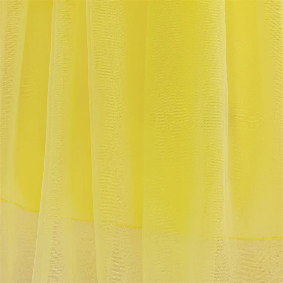 Tiana Fancy Prinzessin Kleid für Mädchen Geburtstag Party Kostüm Kinder Rollenspiel Ballkleid Kinder Karneval Performance Kleidung.