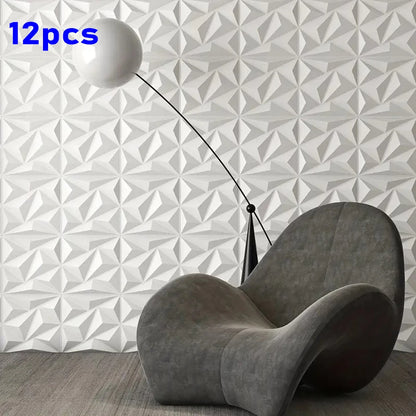 KUUJOJO 3D textured wall panel for indoor wall decoration, suitable for living room, hall, bedroom, hotel, office, send tape