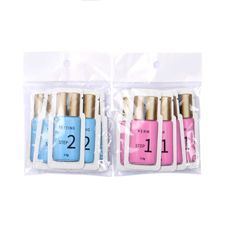 10 Pairs/Lot Lash Lift Lotion Sachet 0.8g Per Bag Lash Perm And Setting Lotion 8-12 Minutes Lifting Eyelashes Eye Makeup Tools.