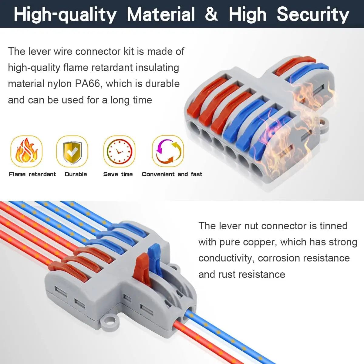 1 In Multiple Out Quick Wiring Connector Universal Splitter Wiring Cable Push In Terminal Block Universal Fast Wiring SPL 222 23.