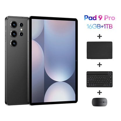 Original Pad 9 Pro 11 Inch 16GB RAM 1TB ROM tablet Android 15 Core Pad Tablet PC Phone Dual Wifi tablette android 8800mah