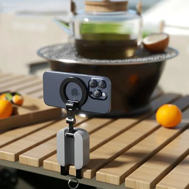 2026 Magnetic Phone Holder Airplane High Speed Rail Stand Portable Desktop Multi functional Travel Fitness Vlog Kitchen Live.