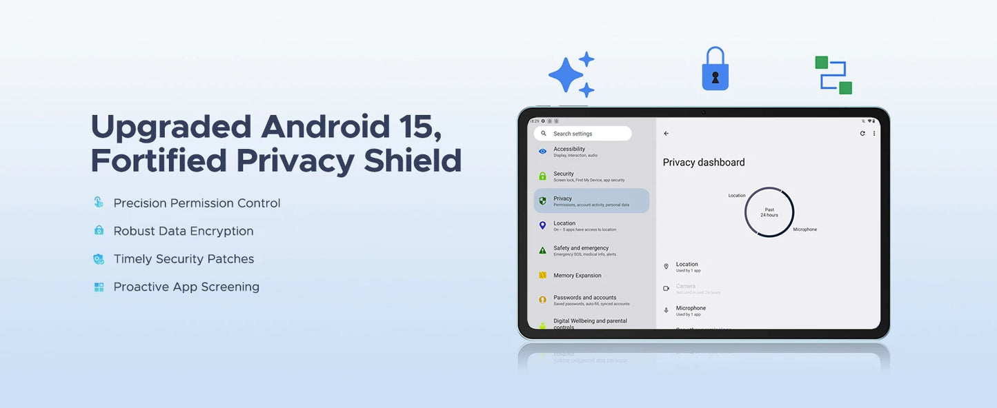 DOOGEE V Pad 2 In 1 5G Tablet 12" Screen Dimensity 7050 Android 15 32GB RAM (8+24) 256GB ROM8800mAh Battery Ultra-thin Smart Pad
