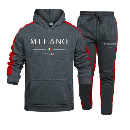 High Quality Daily Fashion Autumn Winter Men Two Piece Hot Sales Men's Tracksuit Casual Outdoors Sets Hoodie Comfortable Jogging.