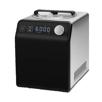 SucceBuy Upright Automatic Ice Cream Maker with Built-in Compressor 2 Quart No Pre-freezing Fruit Yogurt Machine 4 Modes.