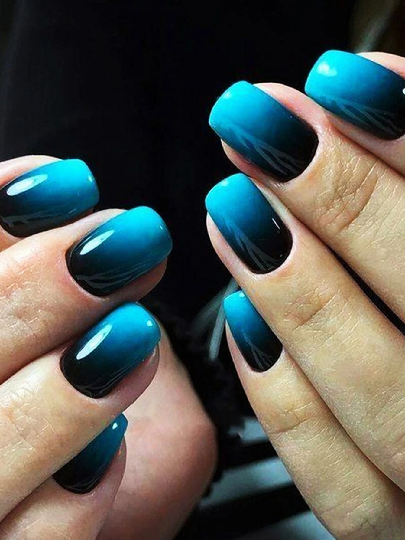 ARTAUG 24PCS Press On Nails Short Almond Wine Red High Saturation Fake Press On Nails  Korean Press On Nails Valentine'S Day.