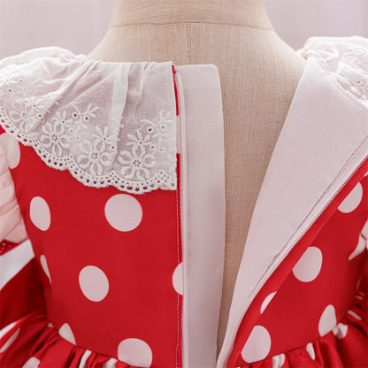 Mädchen Martha Cosplay Prinzessin Kleid Kleinkind Cartoon Bär Bühne Leistung Kleidung Kinder Karneval Party Maskerade Kleidung.