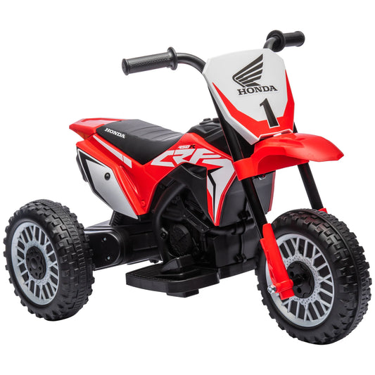 Homcom Children's Electric Motorcycle with Licensed Honda Crf450Rl 71X40.5X43.5Cm Red.