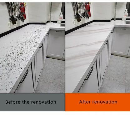 20M Marble Texture Oil Proof Self Adhesive Bathroom Tile Floor Waterproof PVC Cabinet Wallpaper Kitchen Furniture Wall Stickers