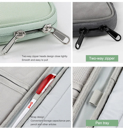 Tablet Bag For iPad Pro 12 9 11 Sleeve Pouch iPad 10th 9th 8th 7th Generation Air 5 4 3 2021 2022 13 inch Waterproof Tablet Bag.